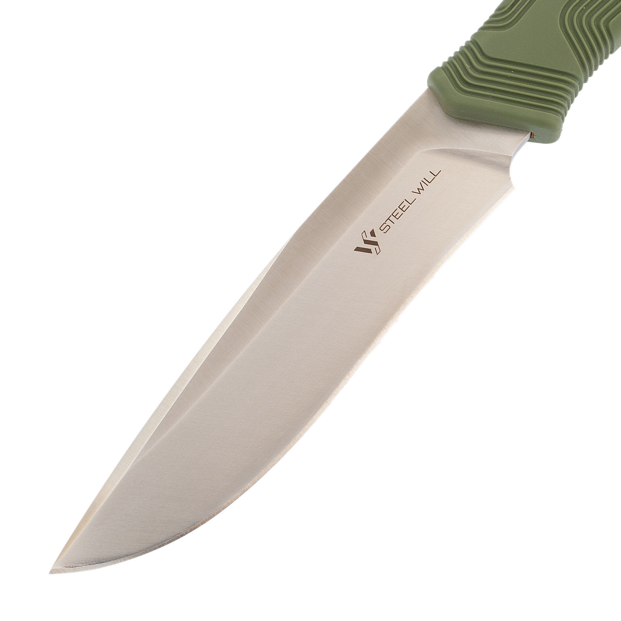 Нож Argonaut Steel Will, сталь AUS8, TPR зеленый - фото 3