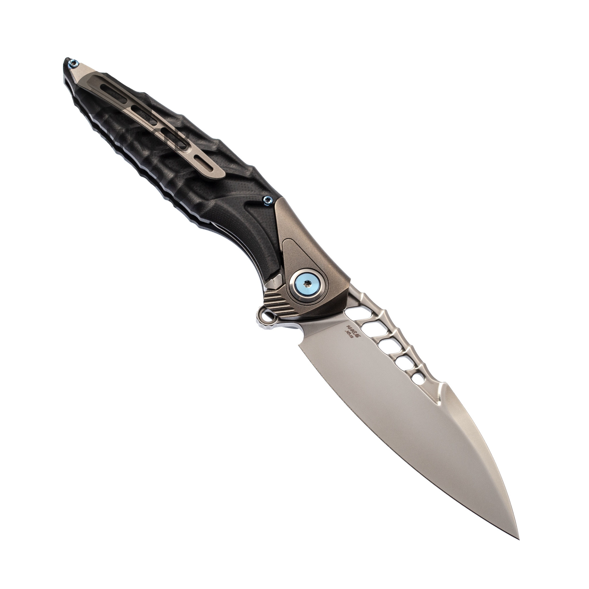 Нож складной Thor 7 Rikeknife, сталь 154CM, Black Titanium/G10 - фото 4