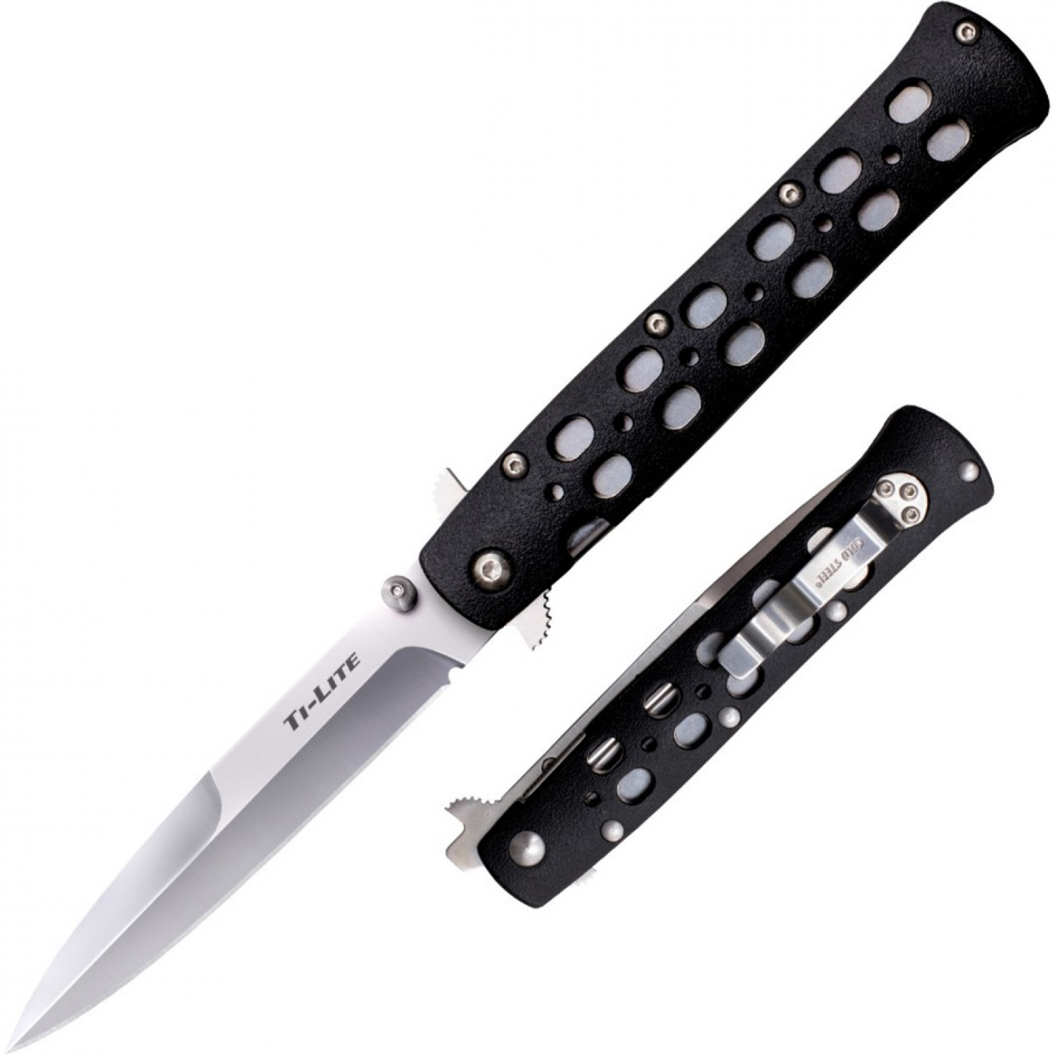 Нож складной Cold Steel Ti-Lite 4, сталь AUS-8A, рукоять zytel, black, Бренды, Cold Steel