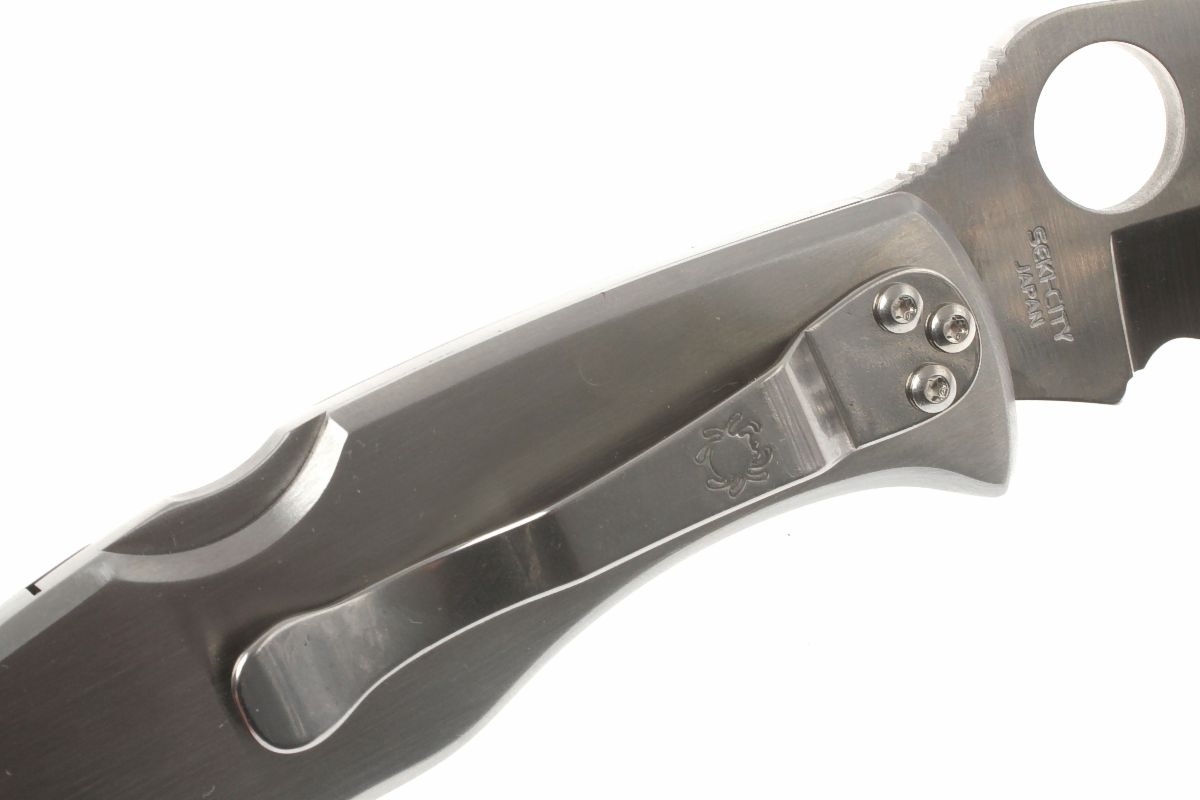 Складной нож Spyderco Endura 4 - 10PS, сталь VG-10 Satin Combo, рукоять нержавеющая сталь - фото 10