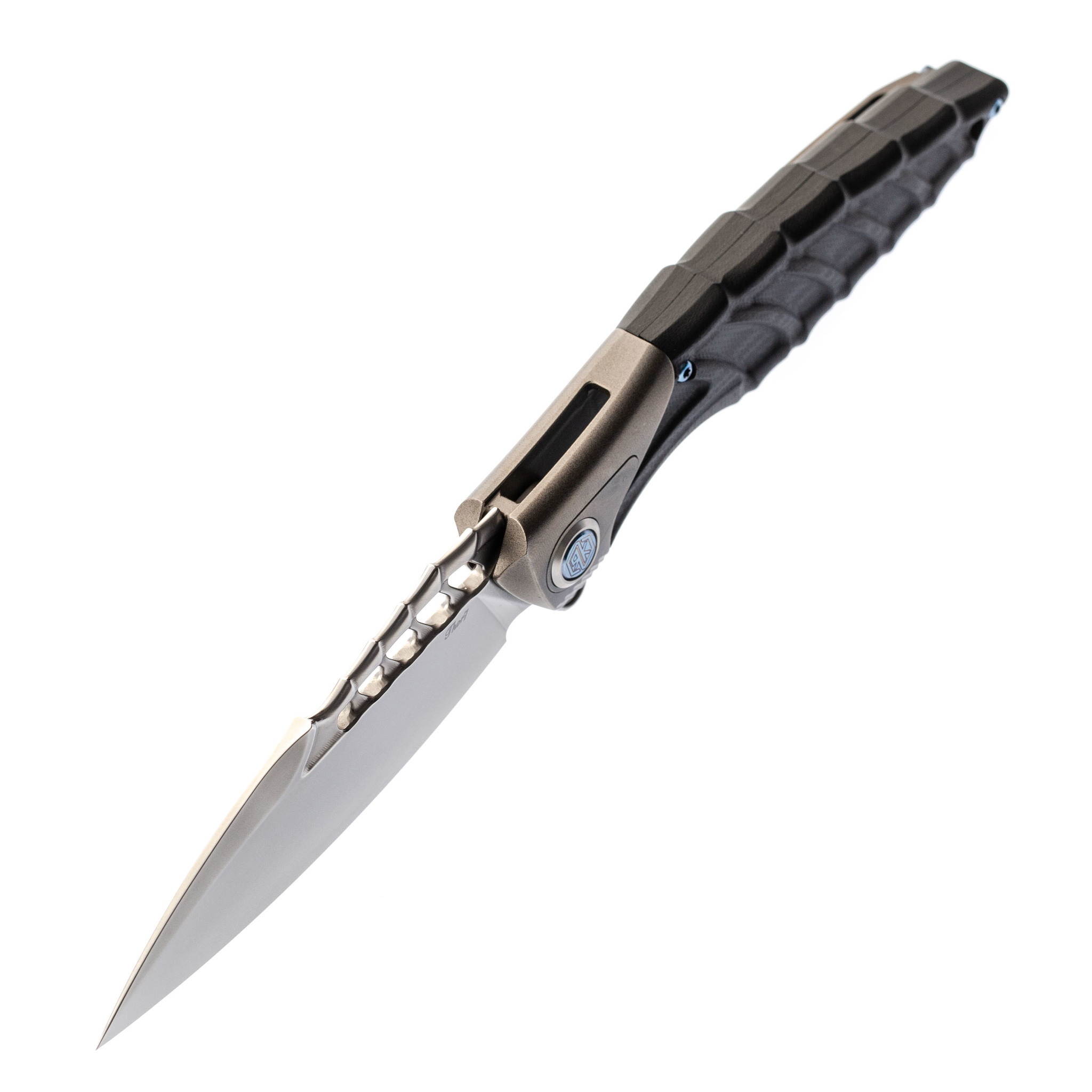 Нож складной Thor 7 Rikeknife, сталь 154CM, Black Titanium/G10 - фото 5