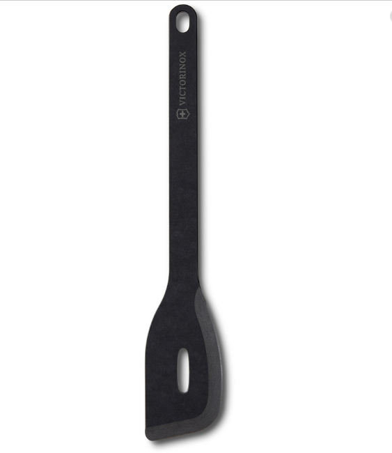 Лопатка с отверстием Victorinox Kitchen Utensils (325x58 мм), черная нож брелок victorinox