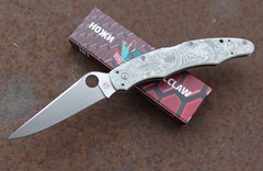 Фото Складной нож Steelclaw Коп 1, сталь D2, рукоять G10, белый