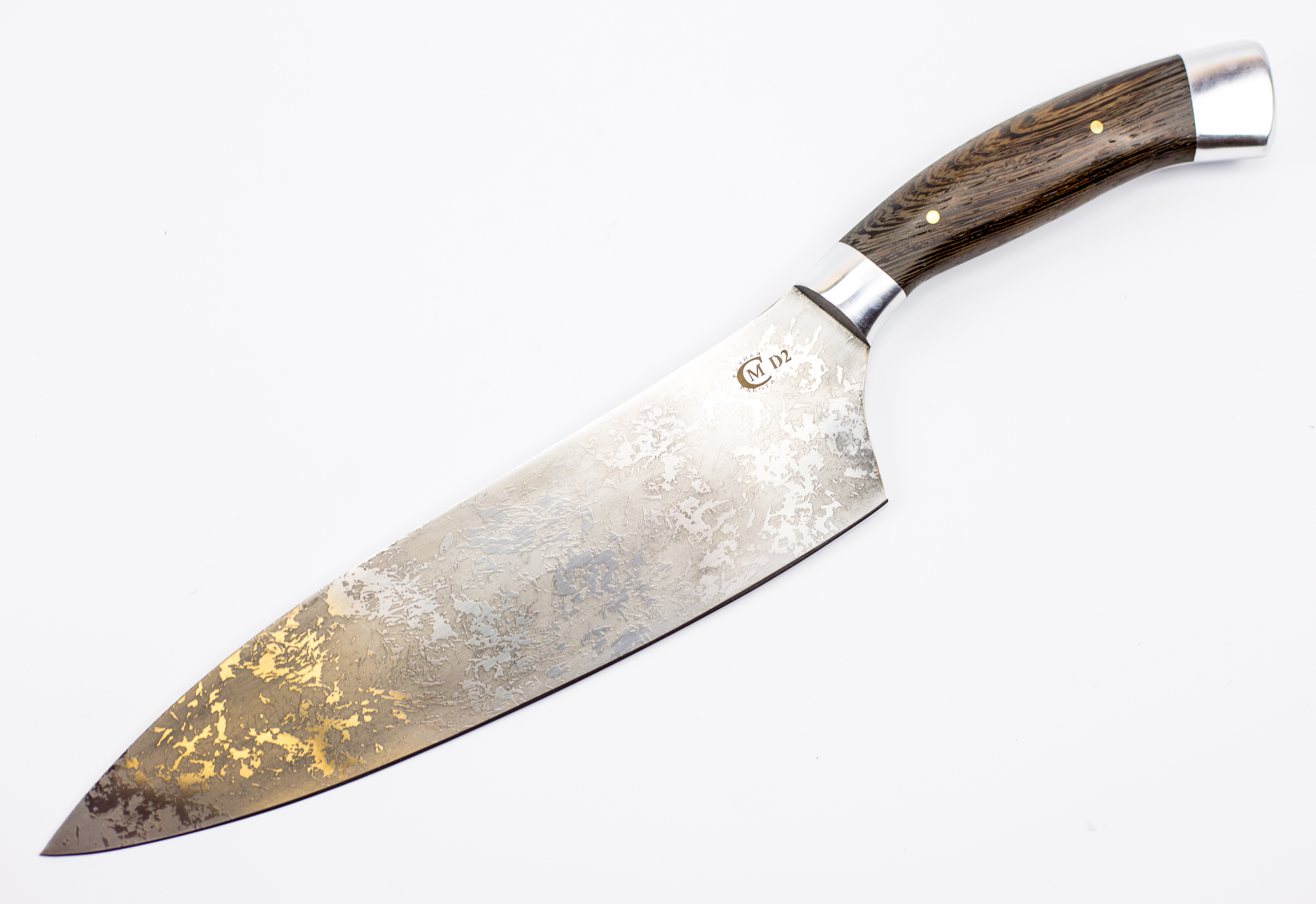 фото Нож повар №13, сталь d2, рукоять венге кузница семина