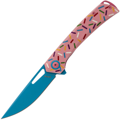 Фото Нож складной Mr.Blade Finch Doughnut, сталь AUS-8 BL, рукоятка G10 Pink