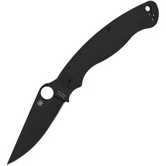 Фото Складной нож Spyderco Military 2, сталь CPM S30V, рукоять G10, черный