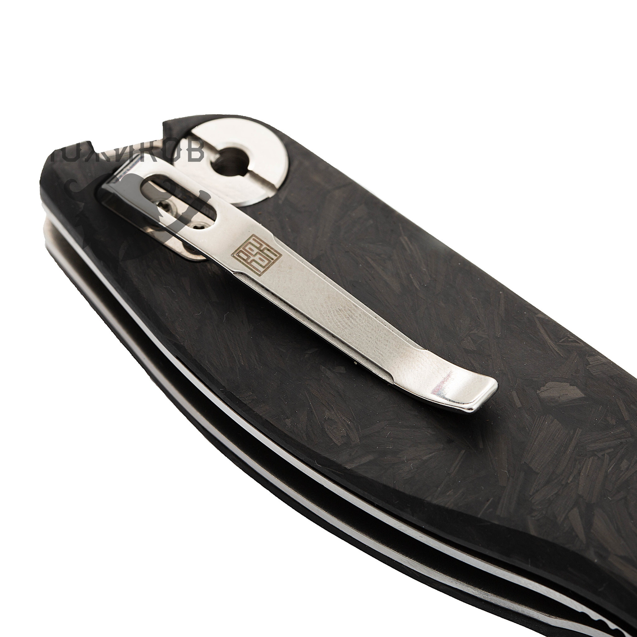 фото Складной нож sidus, сталь d2, рукоять светящийся карбон realsteel