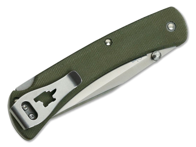 Складной нож Buck Folding Hunter Slim Pro 0110ODS4, сталь S30V, рукоять микарта - фото 4