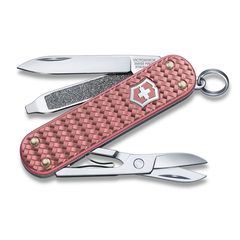 Фото Нож перочинный Victorinox Alox Classic SD Colors, Gentle Rose, розовый алюминий, 5 функций, 58мм