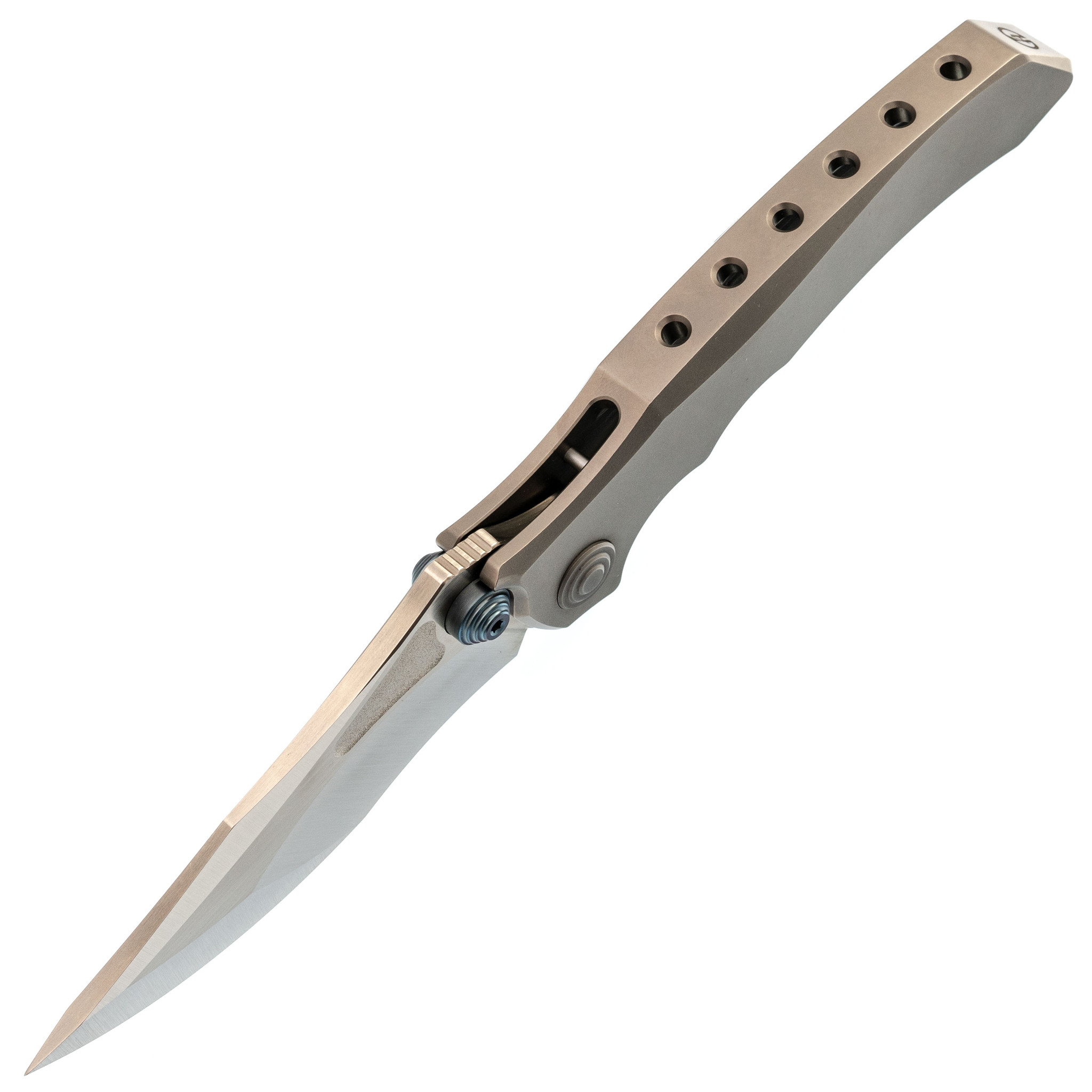 Складной нож Maxace Sandstorm II, сталь M390, рукоять Smooth Titanium - фото 2