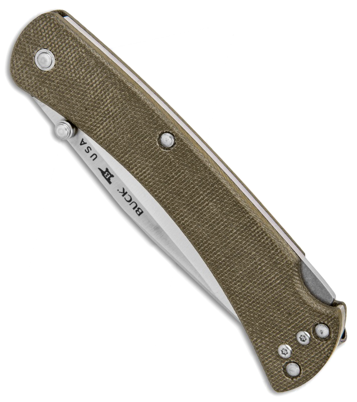 Складной нож Buck Folding Hunter Slim Pro 0110ODS4, сталь S30V, рукоять микарта - фото 7