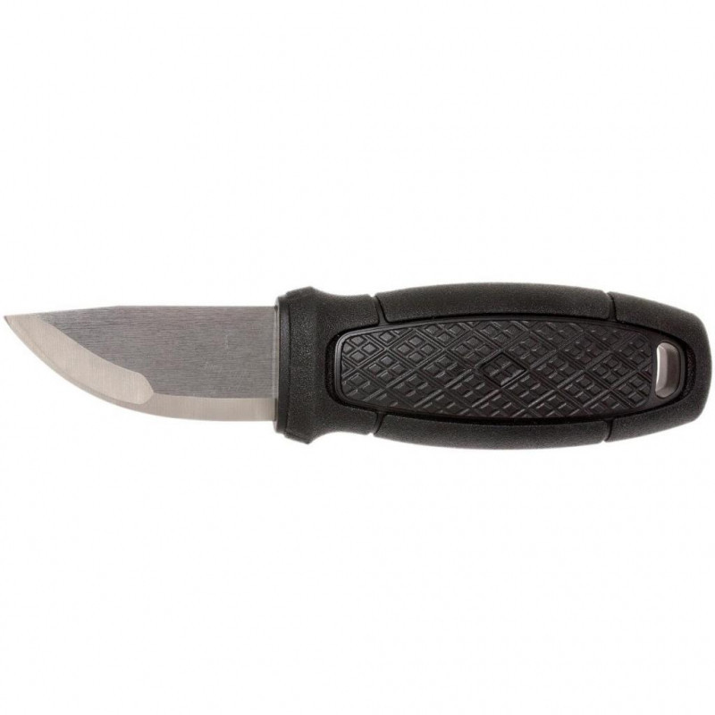 Нож с фиксированным лезвием Morakniv Eldris, сталь Sandvik 12С27, рукоять пластик, черный, кресало - фото 3