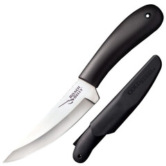 Фото Нож с фиксированным клинком Cold Steel Roach Belly, сталь 1.4116, рукоять полипропилен, черный