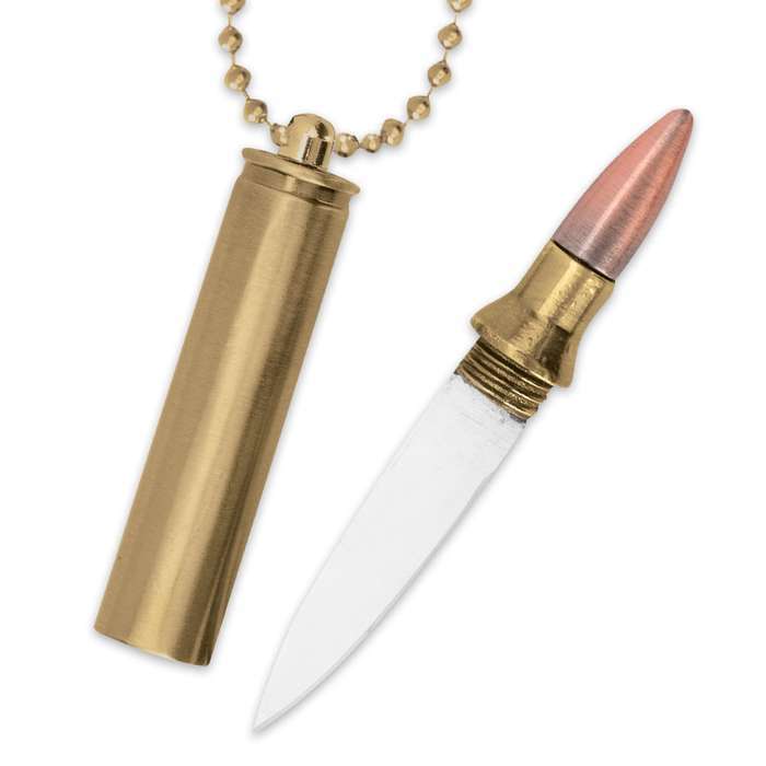 Набор ножей Bullet Knife Combo, United Cutlery, UC3072, нержавеющая сталь, рукоять латунь, цвет золотой от Ножиков