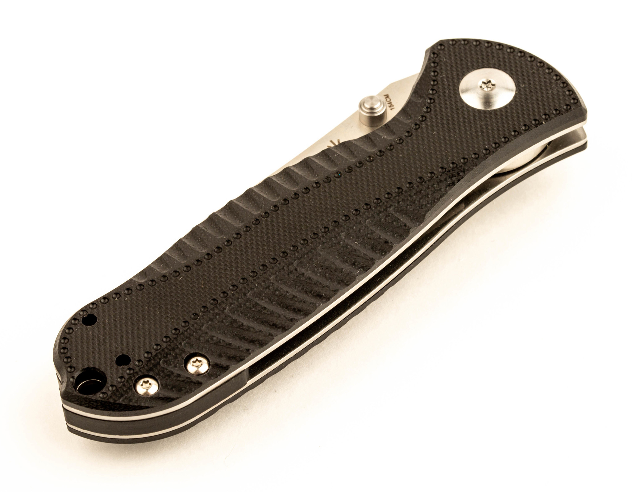 фото Складной нож kizer hunter small, сталь 154cm, рукоять black g10