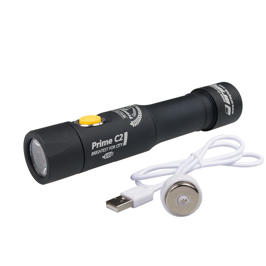 Фонарь светодиодный Armytek Prime C2 Magnet USB+18650, 1250 лм, аккумулятор