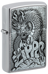 Фото Зажигалка ZIPPO Classic с покрытием Brushed Chrome, латунь/сталь, серебристая