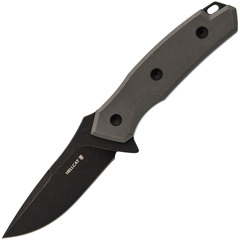 Фото Туристический нож Mr.Blade Hellcat Covert, сталь AUS-8, рукоять G10, серый