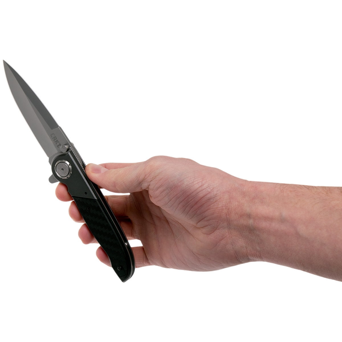 фото Складной нож crkt m40-03, сталь 1.4116, рукоять термопластик grn