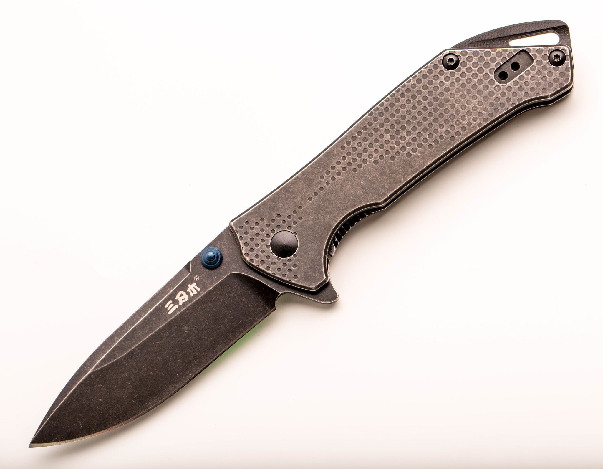Нож Sanrenmu 9015 SB, черный - фото 1