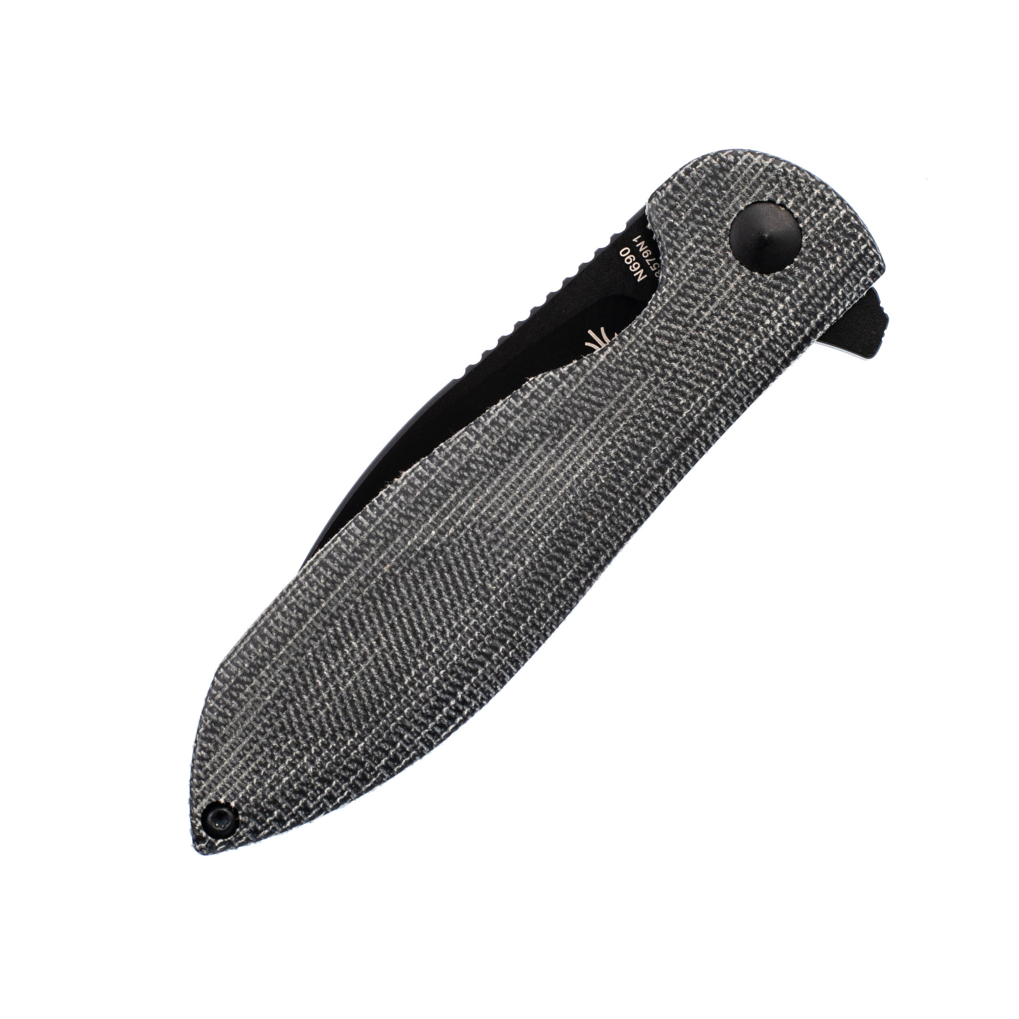 Складной нож Kizer Infinity, сталь N690, рукоять Black Micarta - фото 6