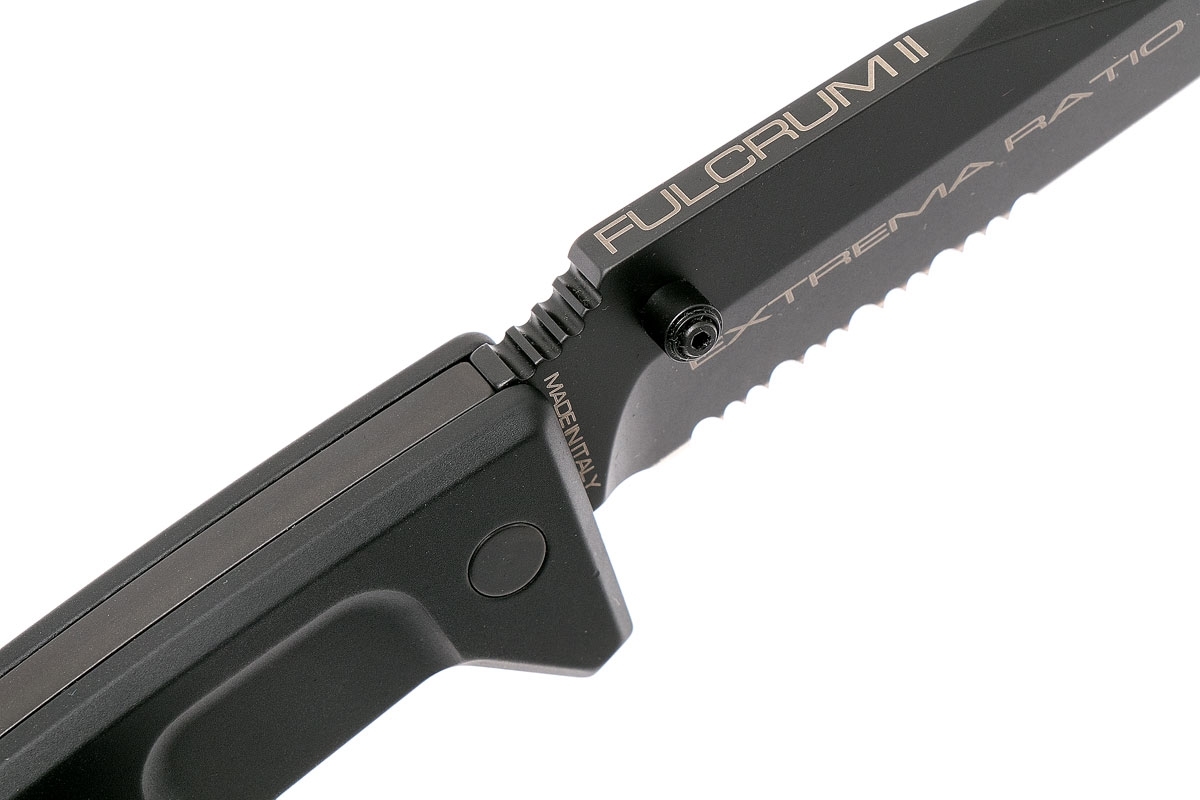 Складной нож Extrema Ratio Fulcrum II Tanto Black, сталь Bhler N690, рукоять алюминий - фото 7