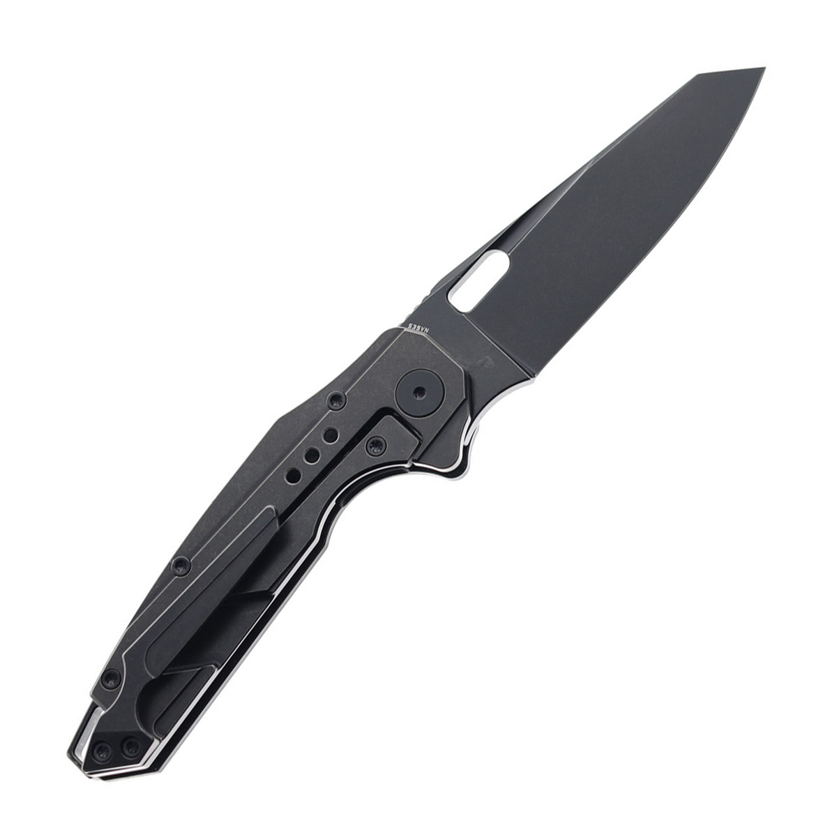фото Складной нож bestech nyxie, сталь s35vn blackwash, рукоять титан/карбон bestech knives