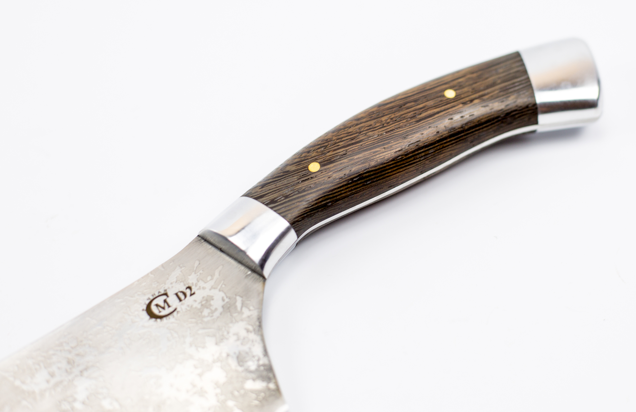 фото Нож повар №13, сталь d2, рукоять венге кузница семина