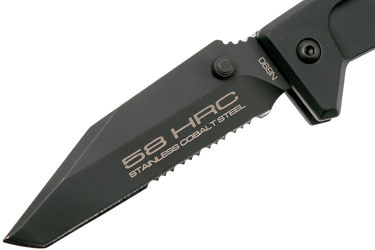 Складной нож Extrema Ratio Fulcrum II Tanto Black, сталь Bhler N690, рукоять алюминий - фото 10