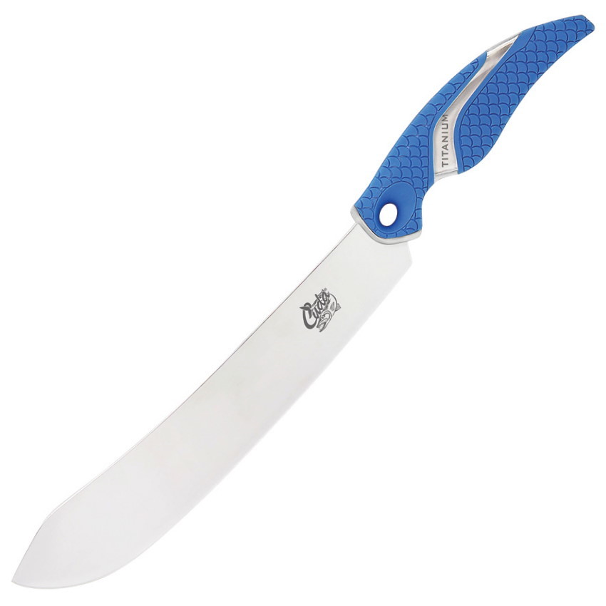 Разделочный шкуросъемный нож с фиксированным клинком Cuda 10, сталь 1. 4116, рукоять ABS пластик