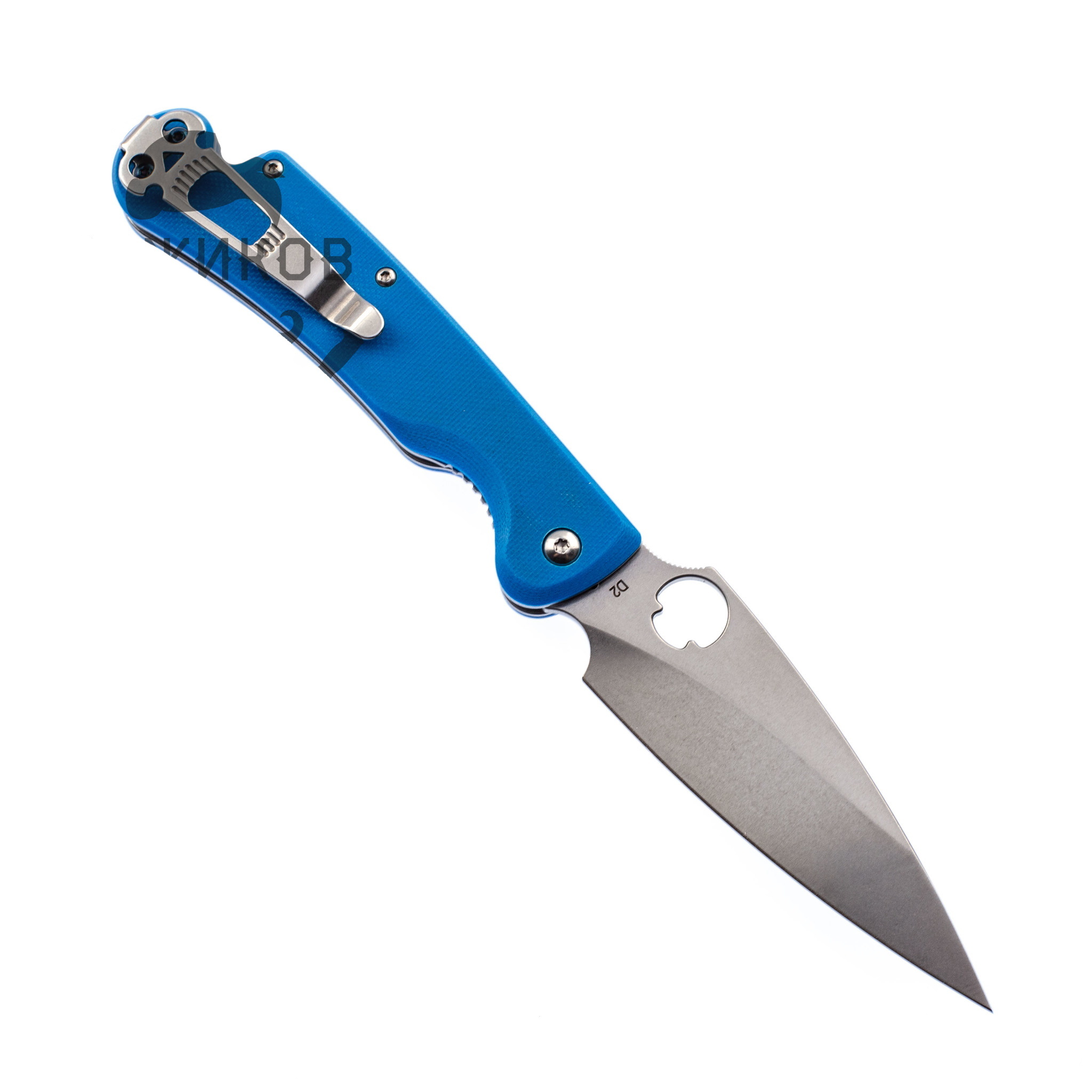 Складной нож Daggerr Sting Blue G10 Blackwash, сталь D2 - фото 3