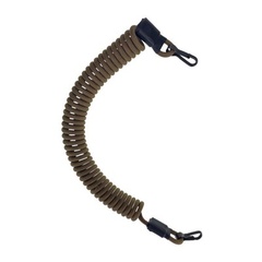 Фото Страховочный шнур (тренчик) из паракорда с карабинами, Olive