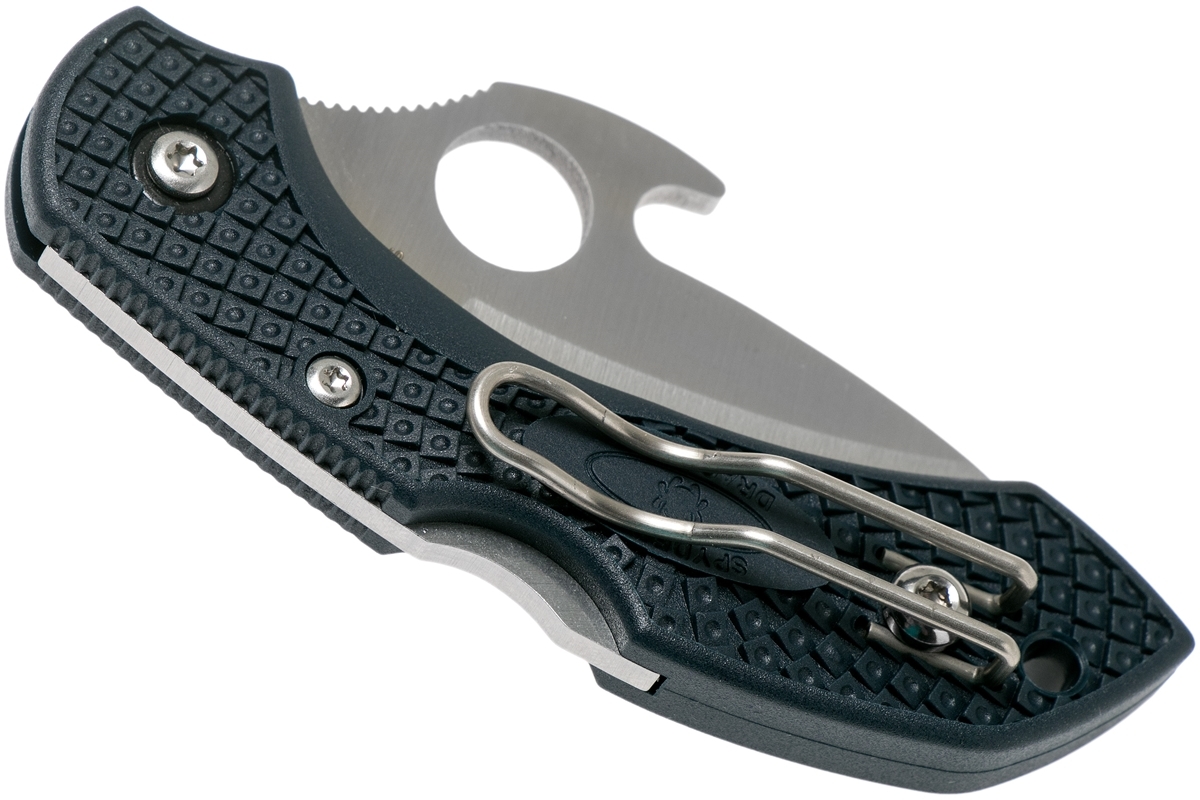 Складной нож Dragonfly 2 Emerson Spyderco C28PGYW2, сталь VG-10 Satin Plain, термопластик FRN, чёрный от Ножиков