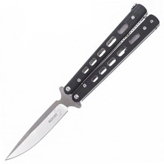 Фото Складной нож Boker Plus Balisong 06EX002, Satin Finish 440C Steel, рукоять стеклотекстолит G-10, чёрный