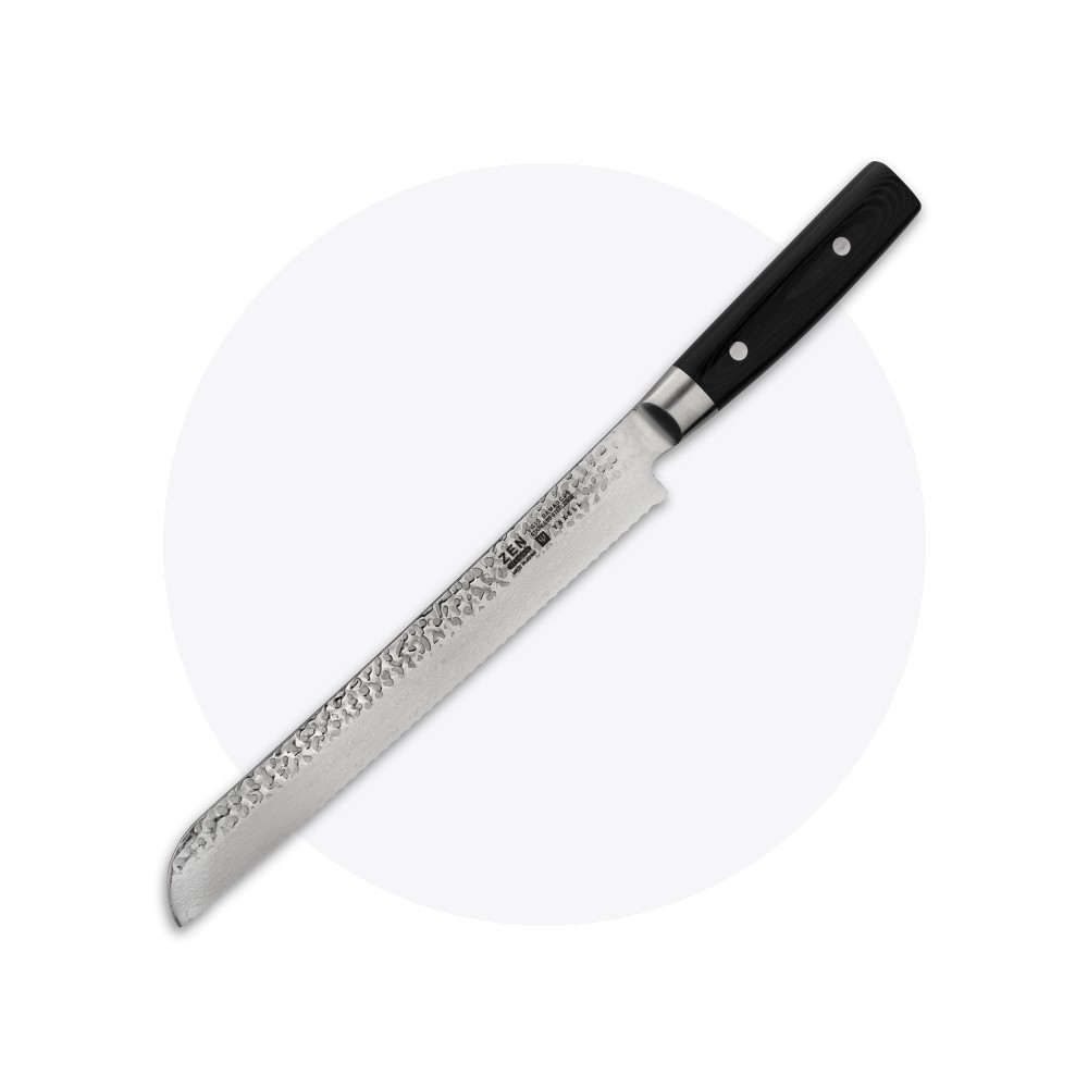 Нож для хлеба 23 см, (37 слоев) дамасская сталь от Ножиков