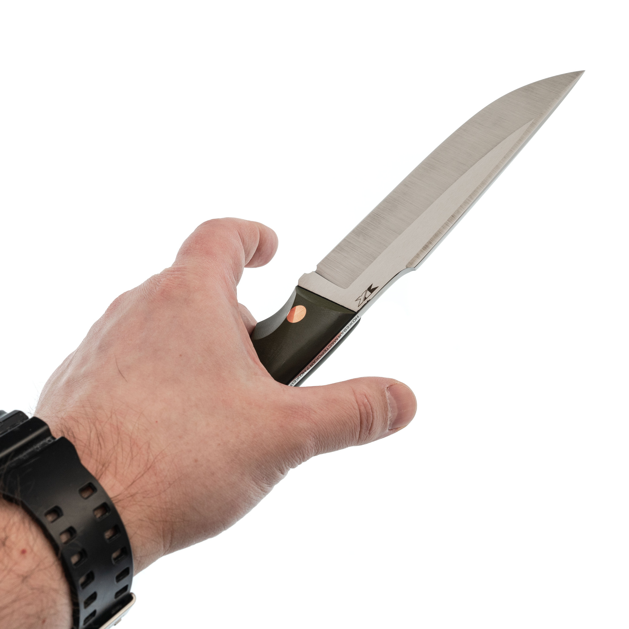 Нож Беркут, сталь D2, рукоять карбон - фото 5