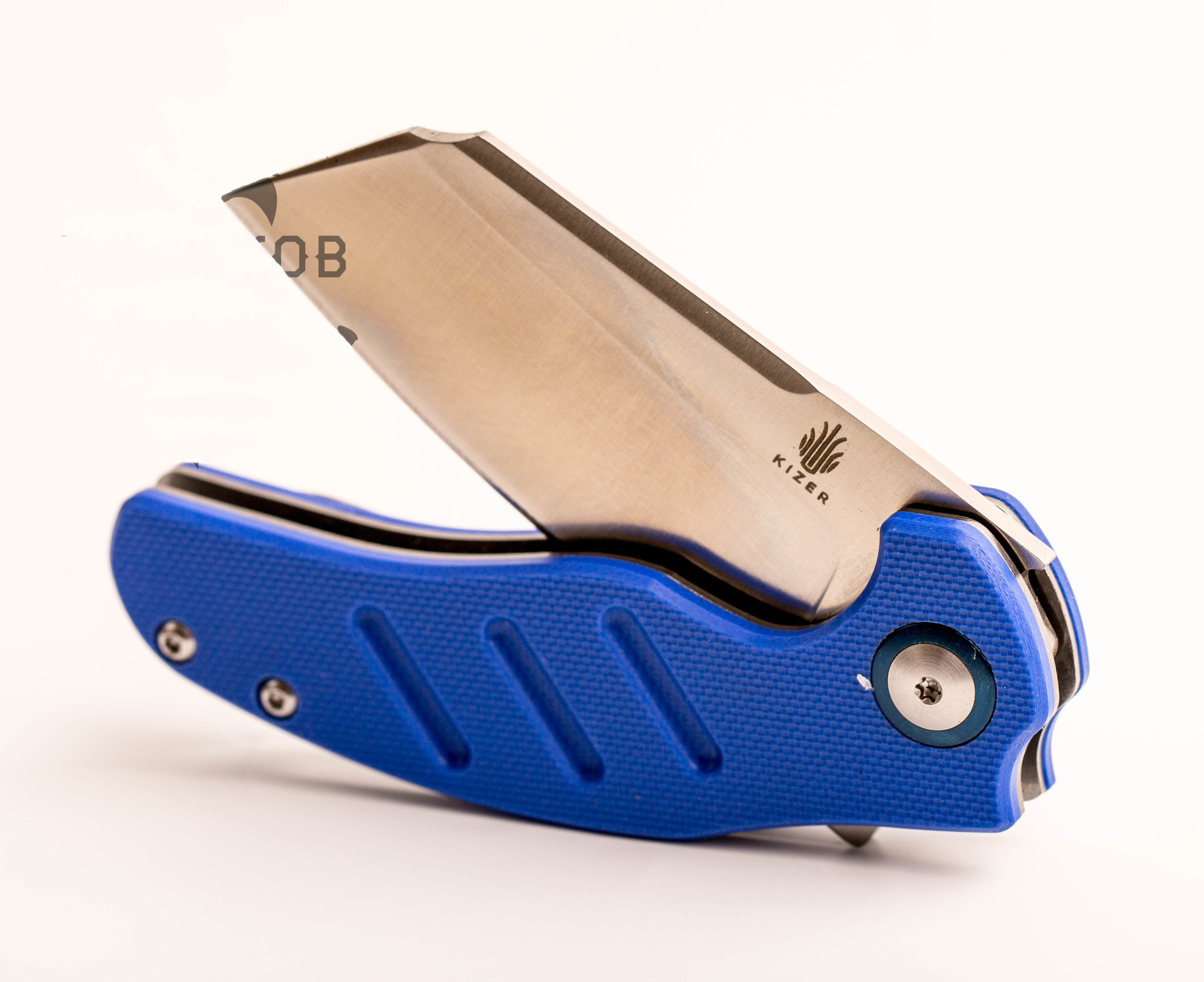 Складной нож Kizer C01C, сталь VG-10, рукоять G10, синий - фото 6