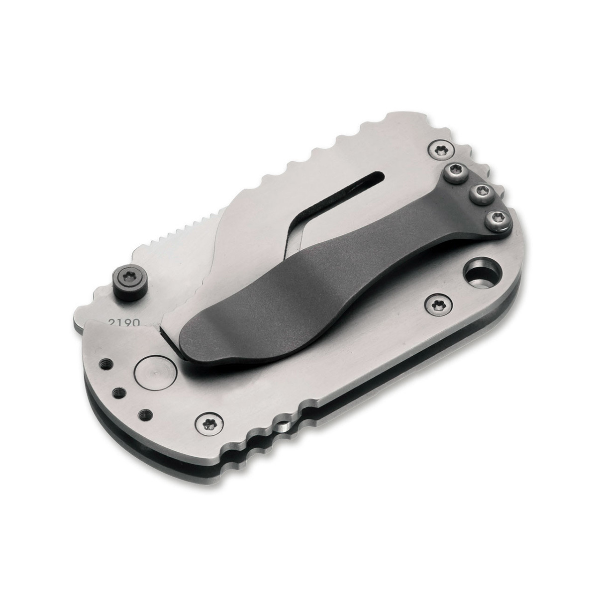 Складной нож Subcom Titan Boker, сталь VG-10, рукоять титан - фото 2
