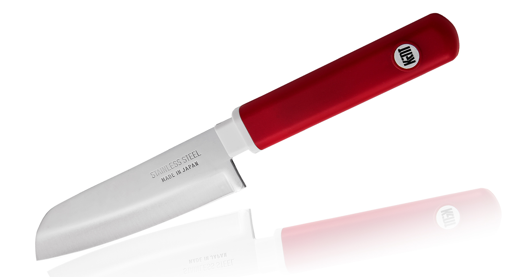 Кухонный нож овощной, Special Series, Fuji Cutlery, FК-403, сталь Sus420J2, красный кухонный нож для нарезки хлеба fuji cutlery narihira tojiro fc 63 сталь mo v в картонной коробке