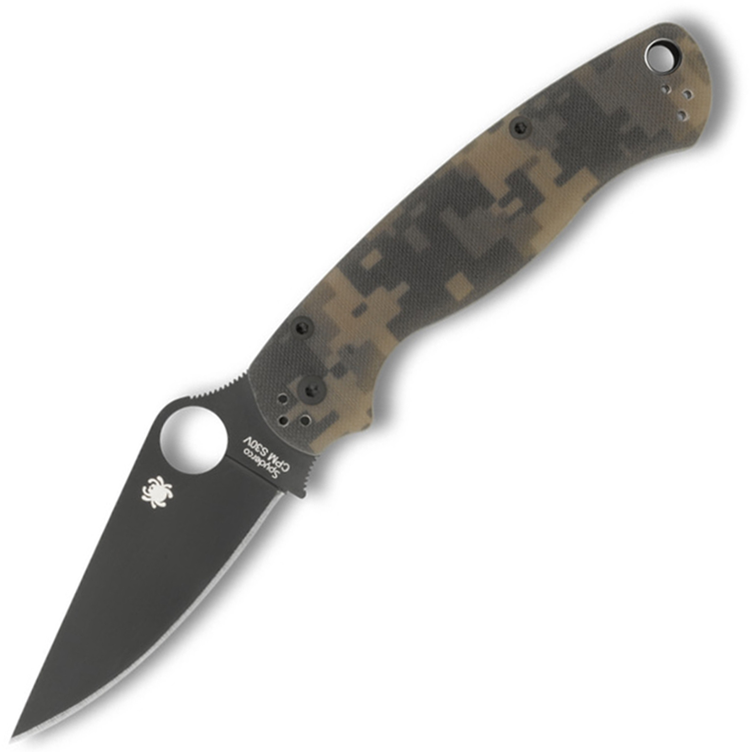 Складной нож Spyderco Paramilitary™, сталь CPM® S30V™, рукоять G10, камуфляж (Digi Camo)