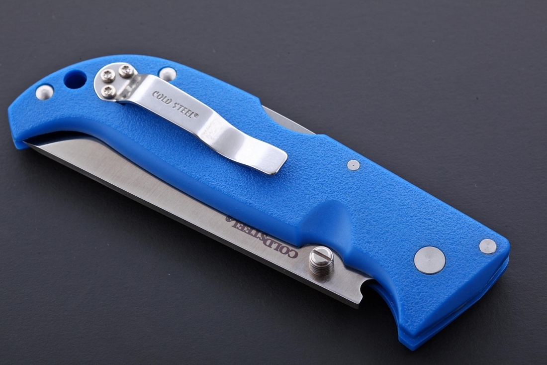 Складной нож Finn Wolf (Blue) - Cold Steel 20NPG, сталь AUS 8A, рукоять Grivory® (высококачественный термопластик) - фото 4
