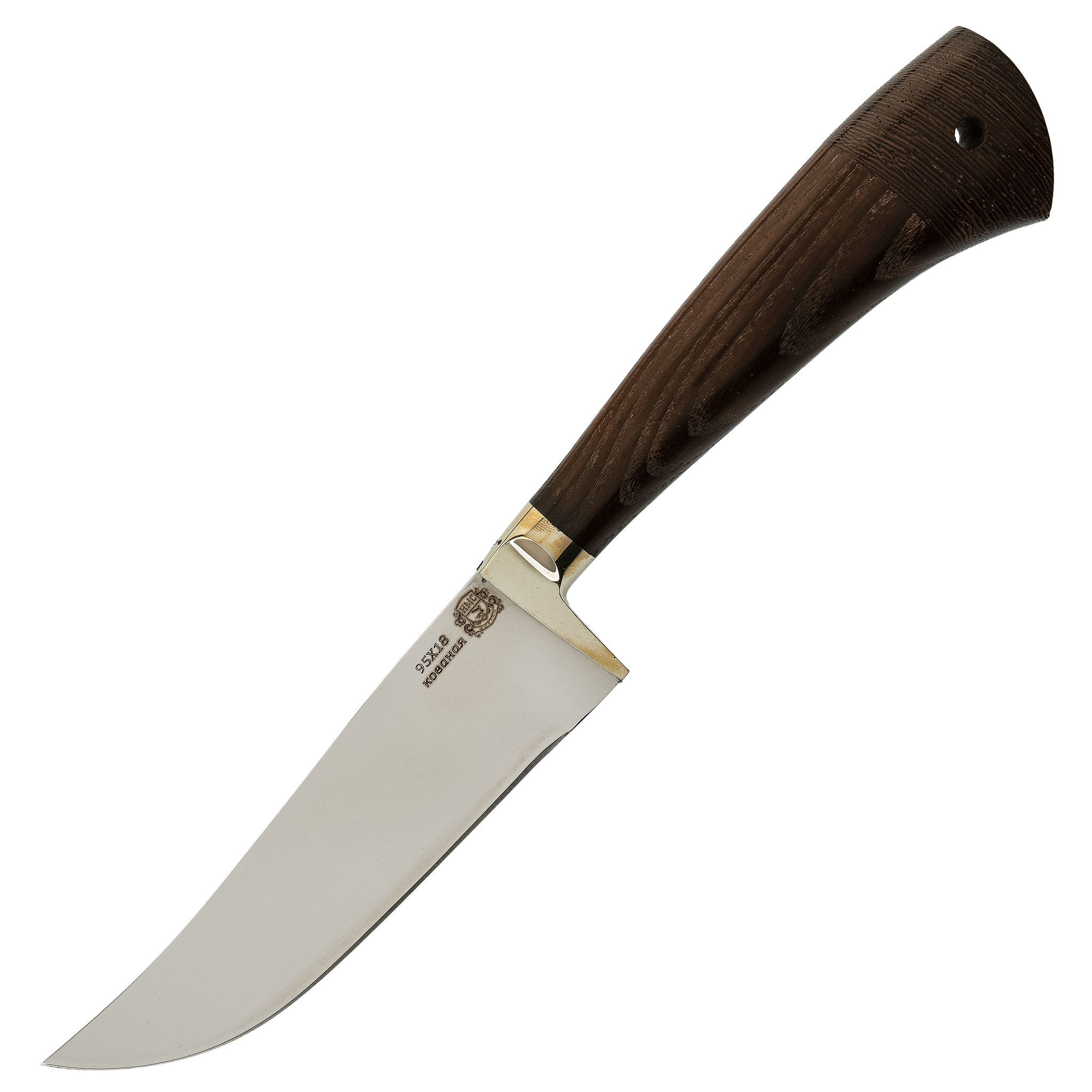 Нож Пчак средний, сталь 95х18, рукоять венге