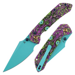 Фото Складной нож Tenable Fenrir, сталь 14C28N, рукоять G10, Jade