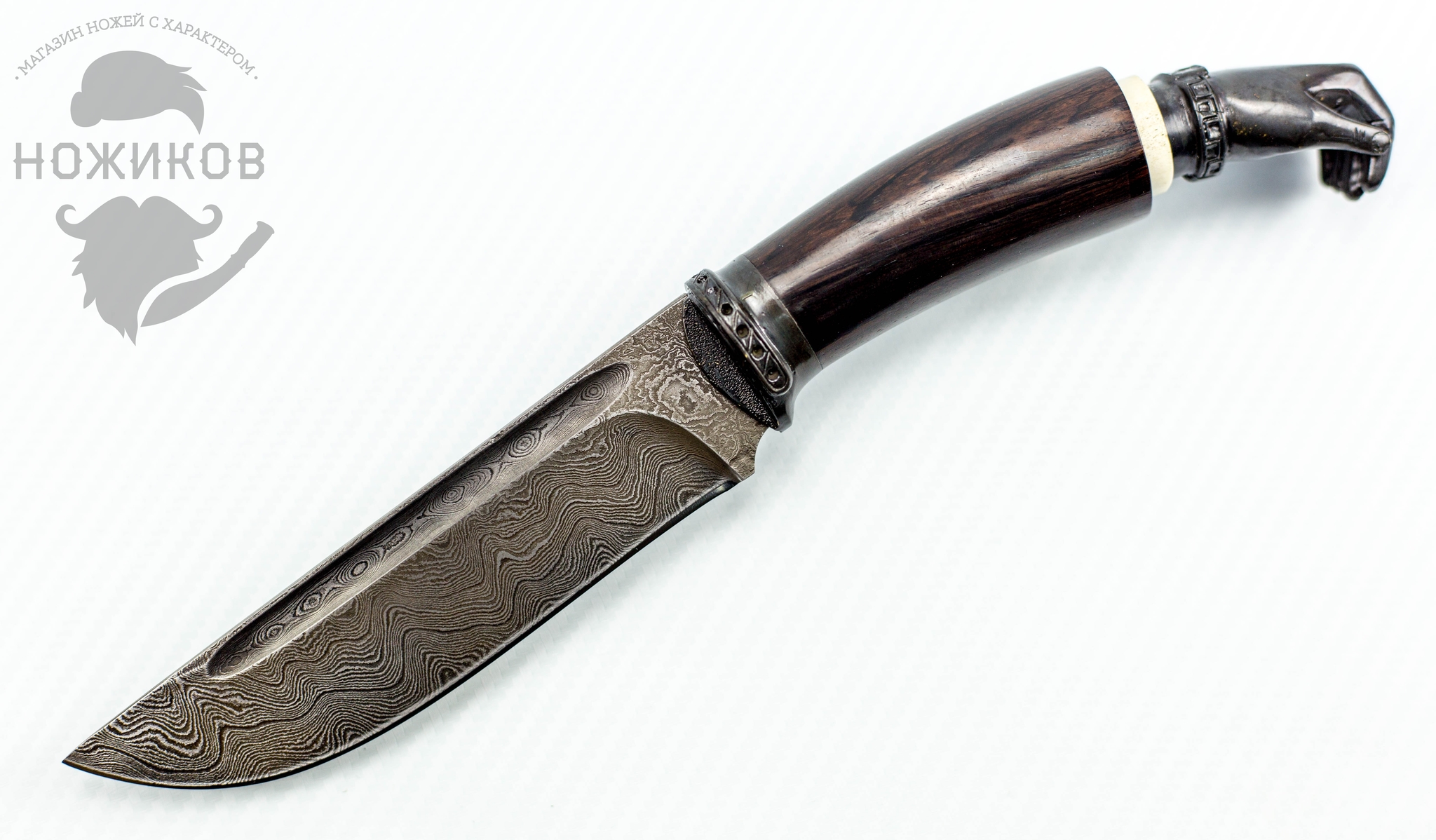 

Авторский Нож из Дамаска №81, Кизляр