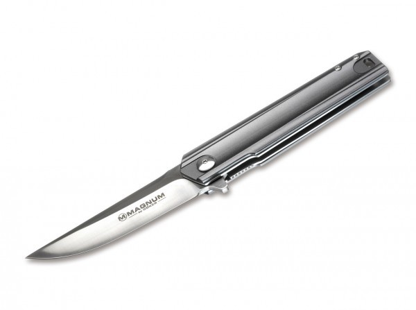 Нож складной Boker Ronin Rails, сталь 440A, рукоять сталь - фото 1