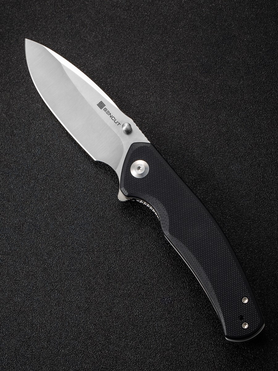 Складной нож Sencut Slashkin, сталь D2, рукоять G10, black - фото 8