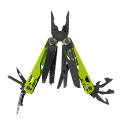 Фото Мультитул Stinger 107 х 19 мм, 19 функций, сталь 440A/420A, салатовый корпус, нейлоновый чехол