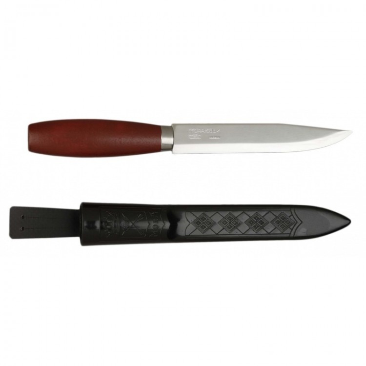 Нож с фиксированным лезвием Morakniv Classic 3, углеродистая сталь, рукоять береза - фото 2
