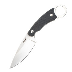 Фото Туристический нож Sanrenmu S768, сталь 12C27, рукоять G10, черный