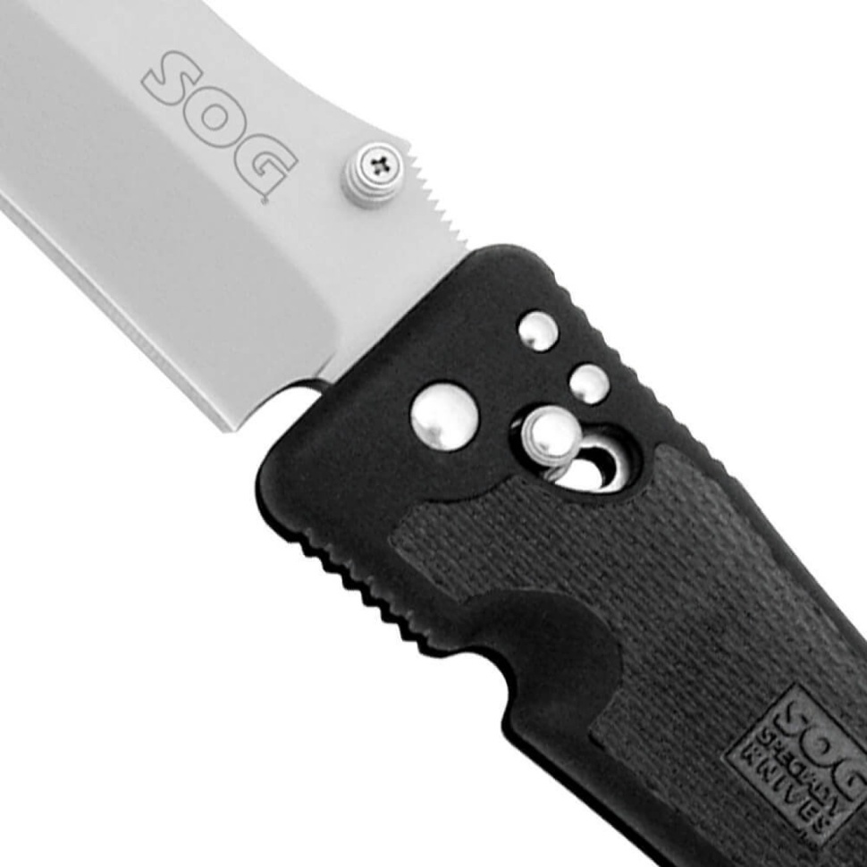 Складной нож Spec Elite II - SOG SE18 12.7 см., сталь VG-10, рукоять пластик GRN - фото 4
